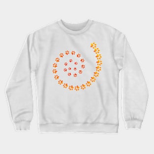 Paw Prints Crewneck Sweatshirt